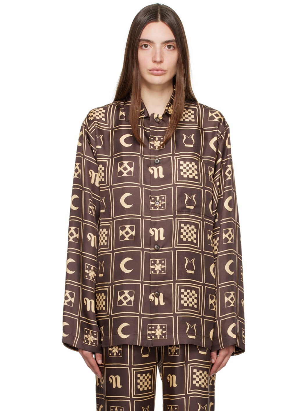 Brown Bodil Shirt - 1