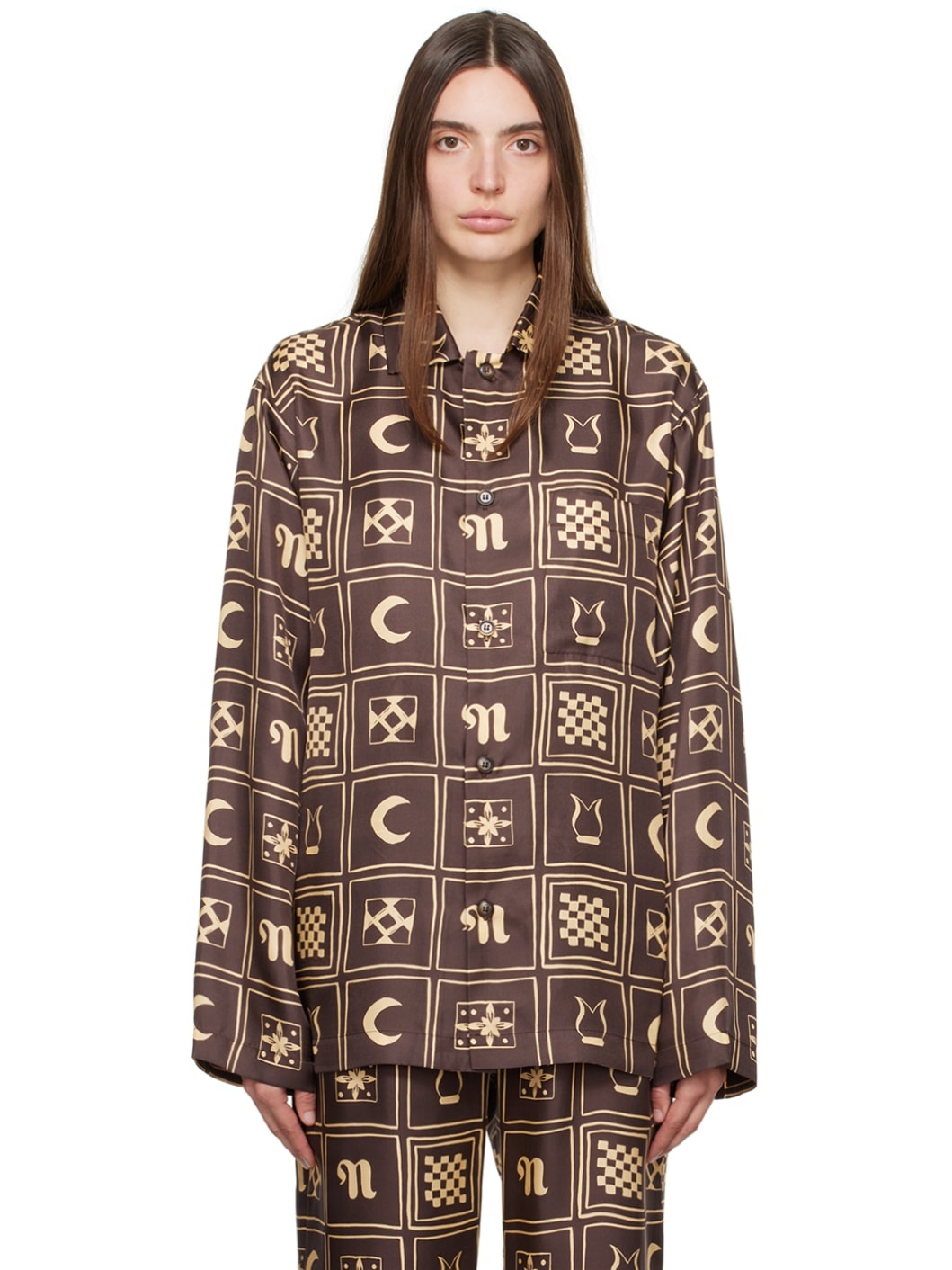 Brown Bodil Shirt - 1