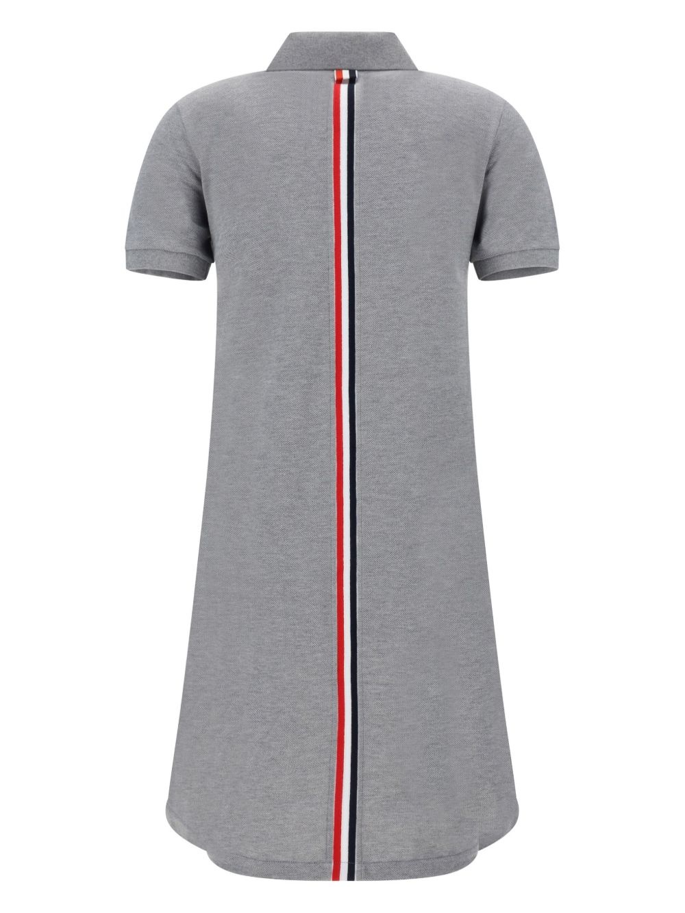 RWB-stripe midi polo dress - 2