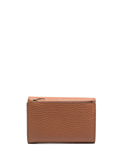 Mulberry grained-effect folded wallet outlook