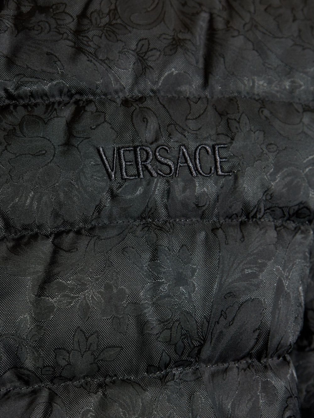 Barocco-jacquard down jacket - 5