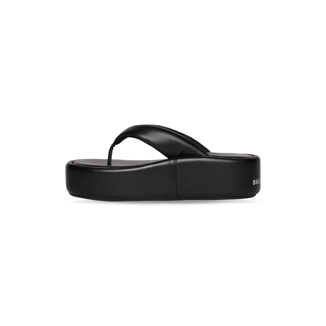 Women's Rise Thong Sandal in Black - 4