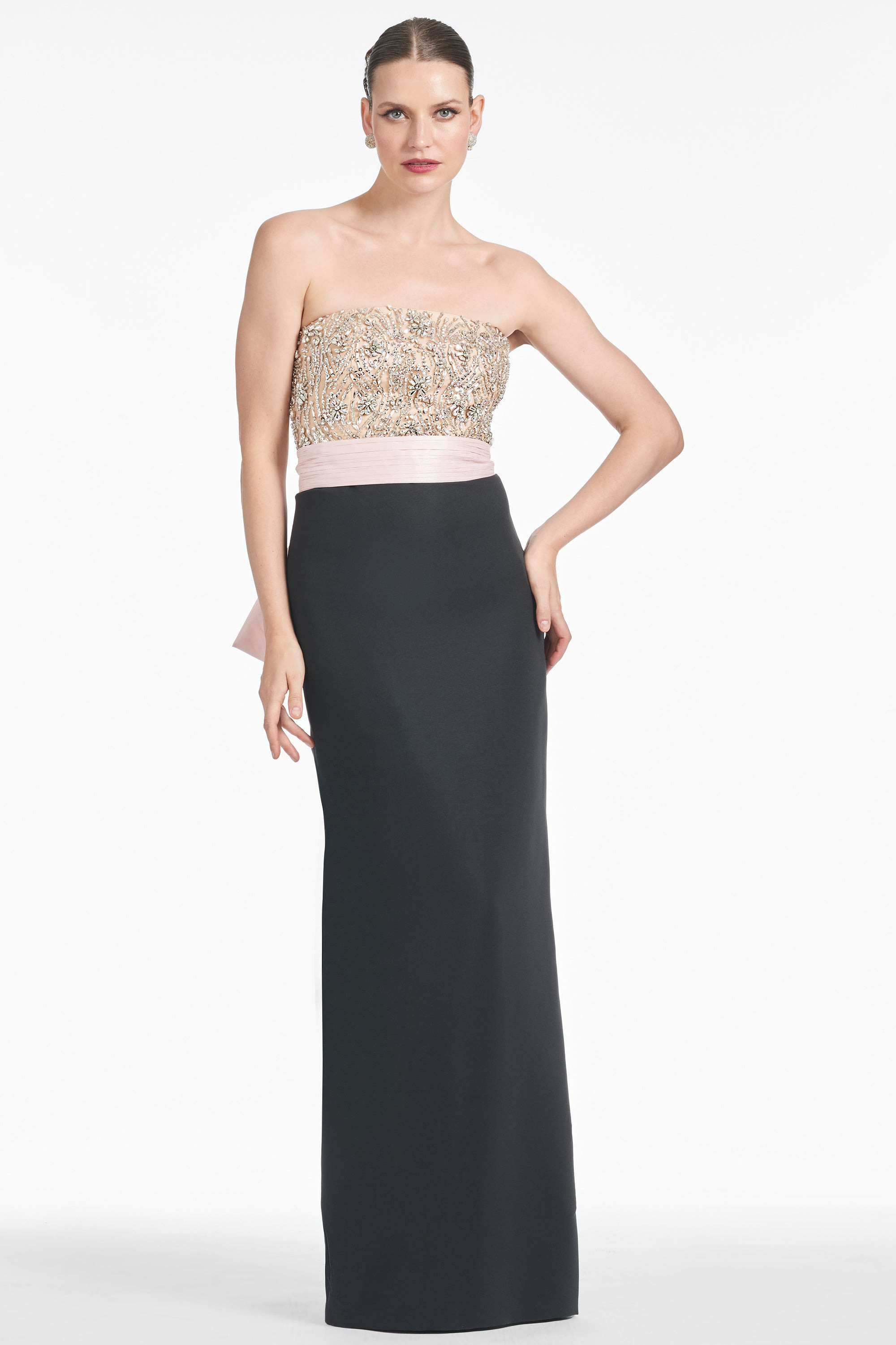 Marilyn Gown - Blush/Black - 3
