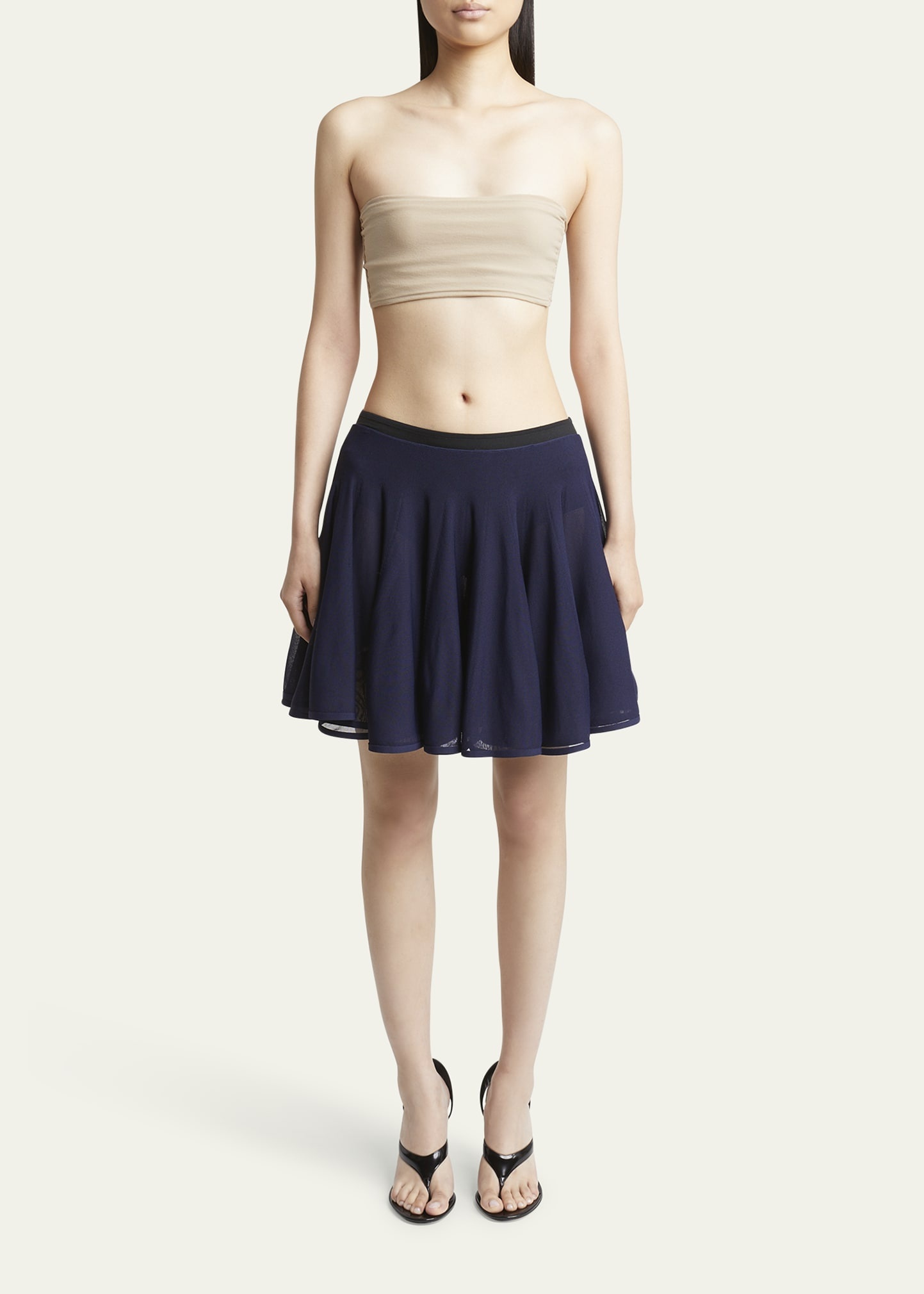 Flared Mini Skirt - 2
