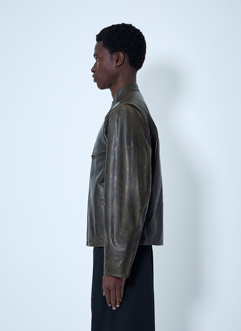 Leather Zip Jacket 3