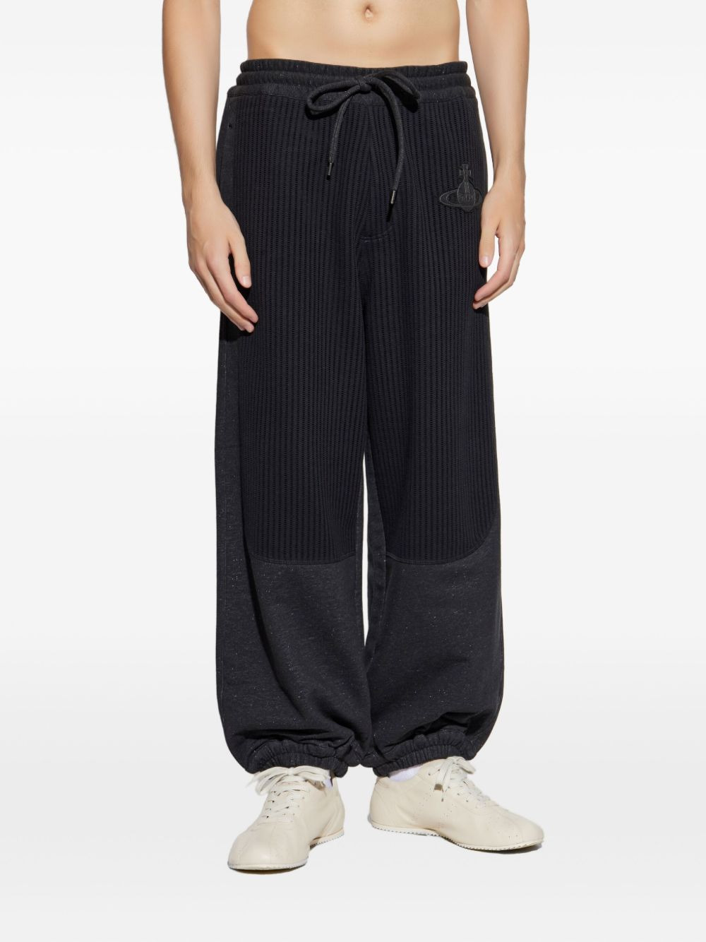 RIBBED-PANELLED TROUSERS - 2