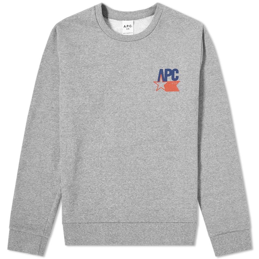 A.P.C. Reynaldo USA Logo Sweat - 1