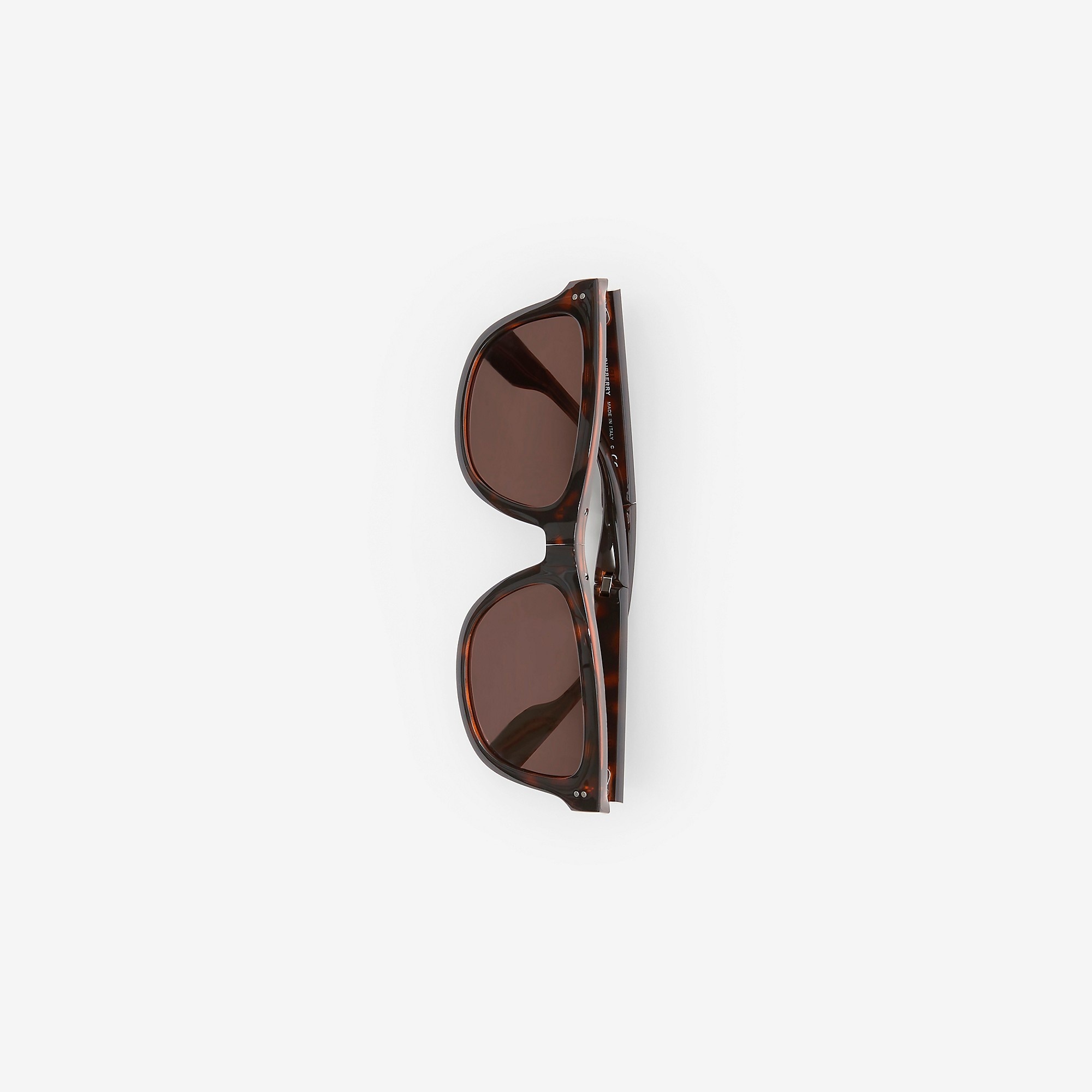 Logo Detail Square Frame Foldable Sunglasses - 2