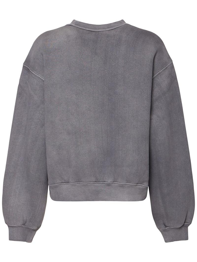 Essential terry crew sweatshirt - 4