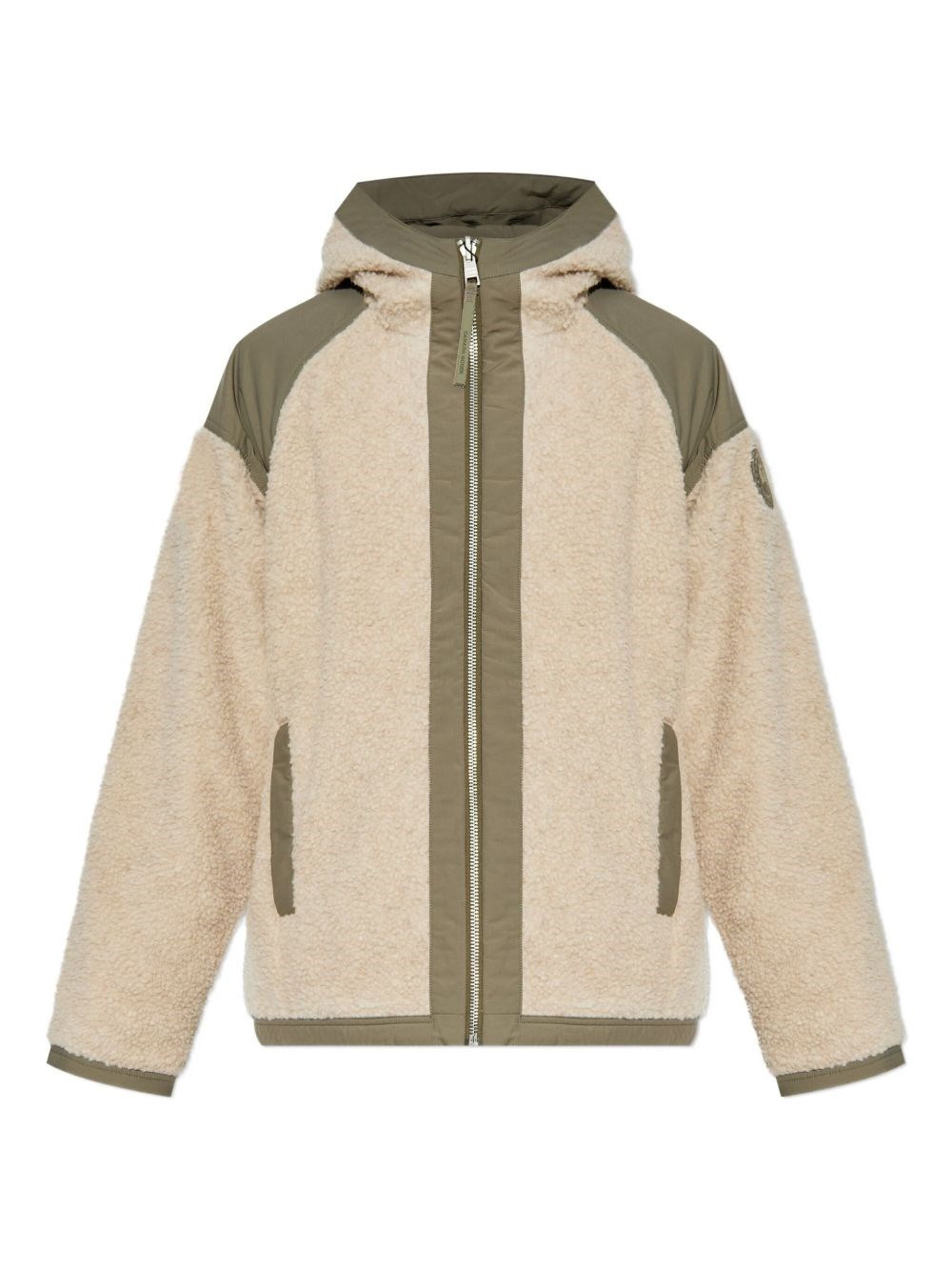Wool blend reversible bomber jacket - 1