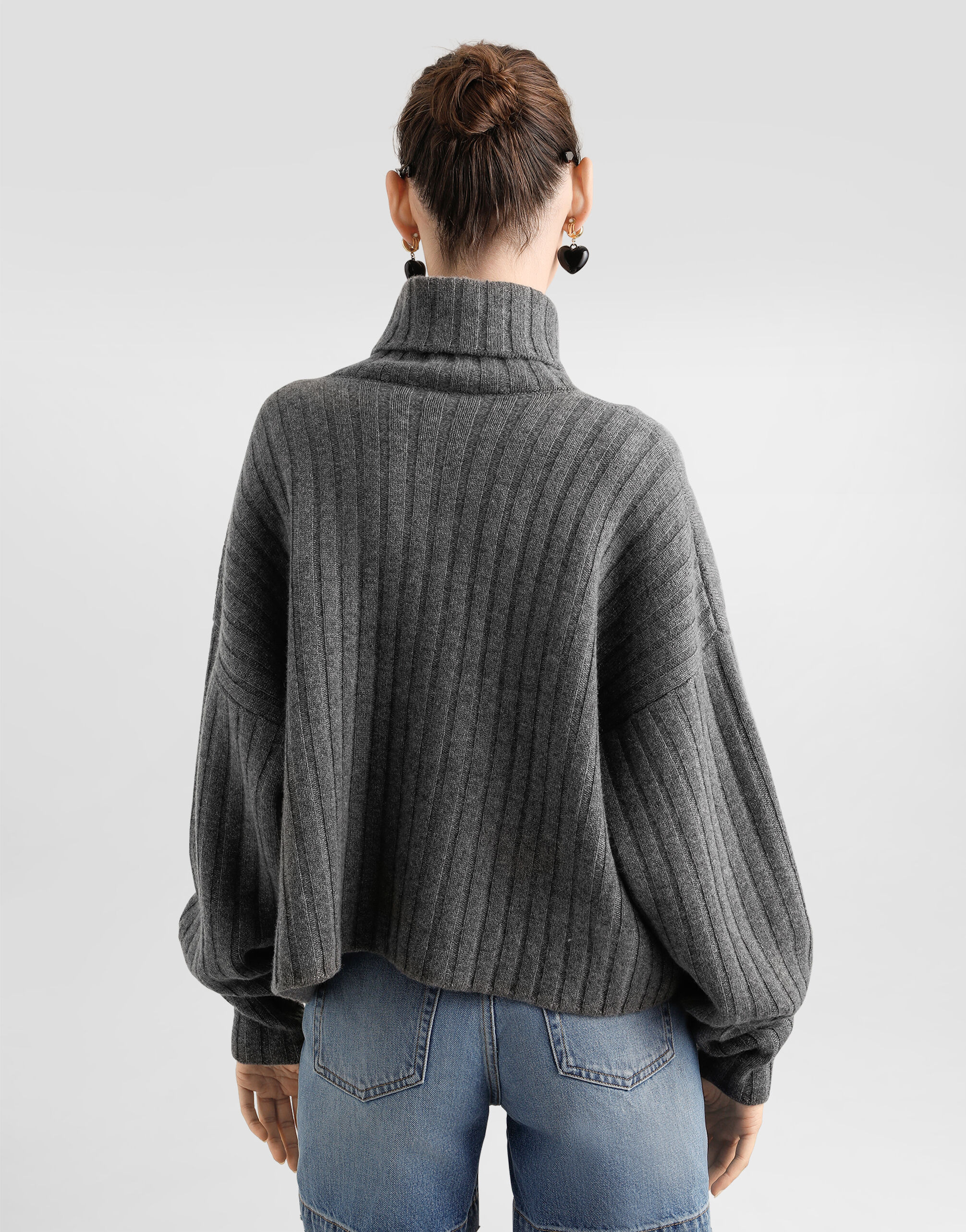 Cashmere turtleneck pullover - 3