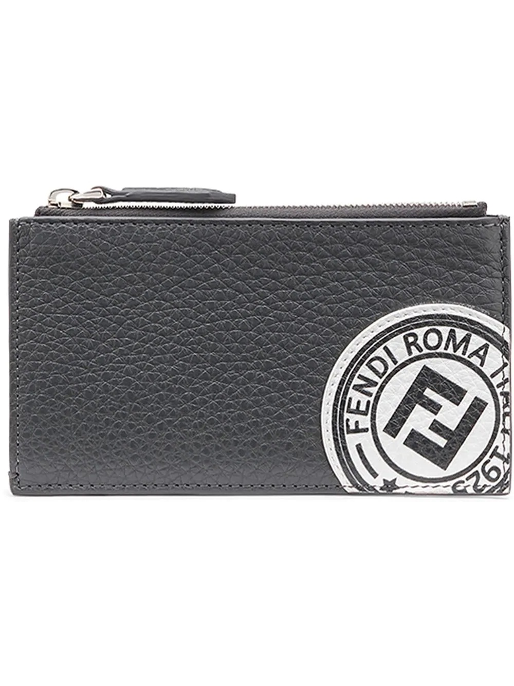 logo stamp zipped wallet - 1