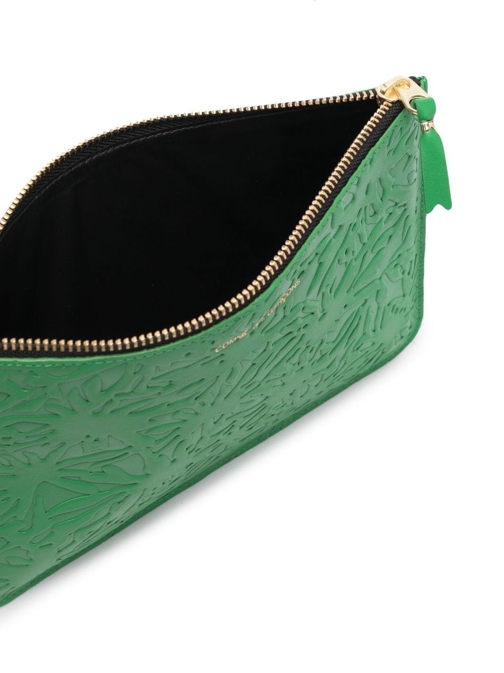 embossed zip-up wallet - 3