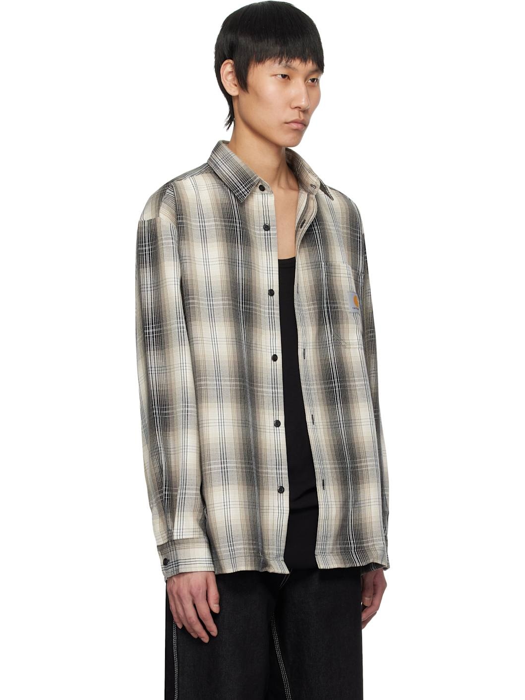 Beige Blanton Check Shirt - 2