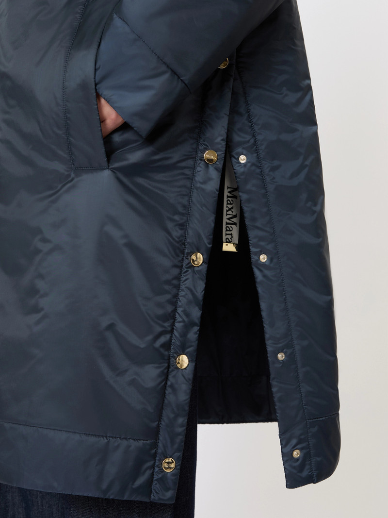 DIONISO Water-repellent canvas padded parka - MIDNIGHTBLUE 6