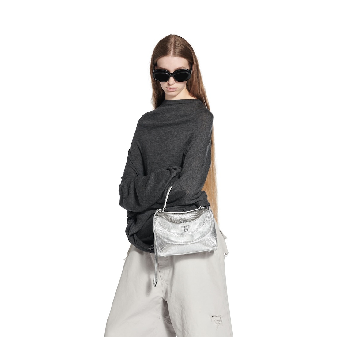 Women's Rodeo Handbag Mini  in Silver - 9