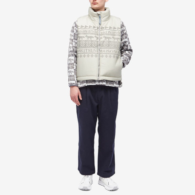 and Wander and wander x Maison Kitsune Nordic Border Insulation Vest outlook