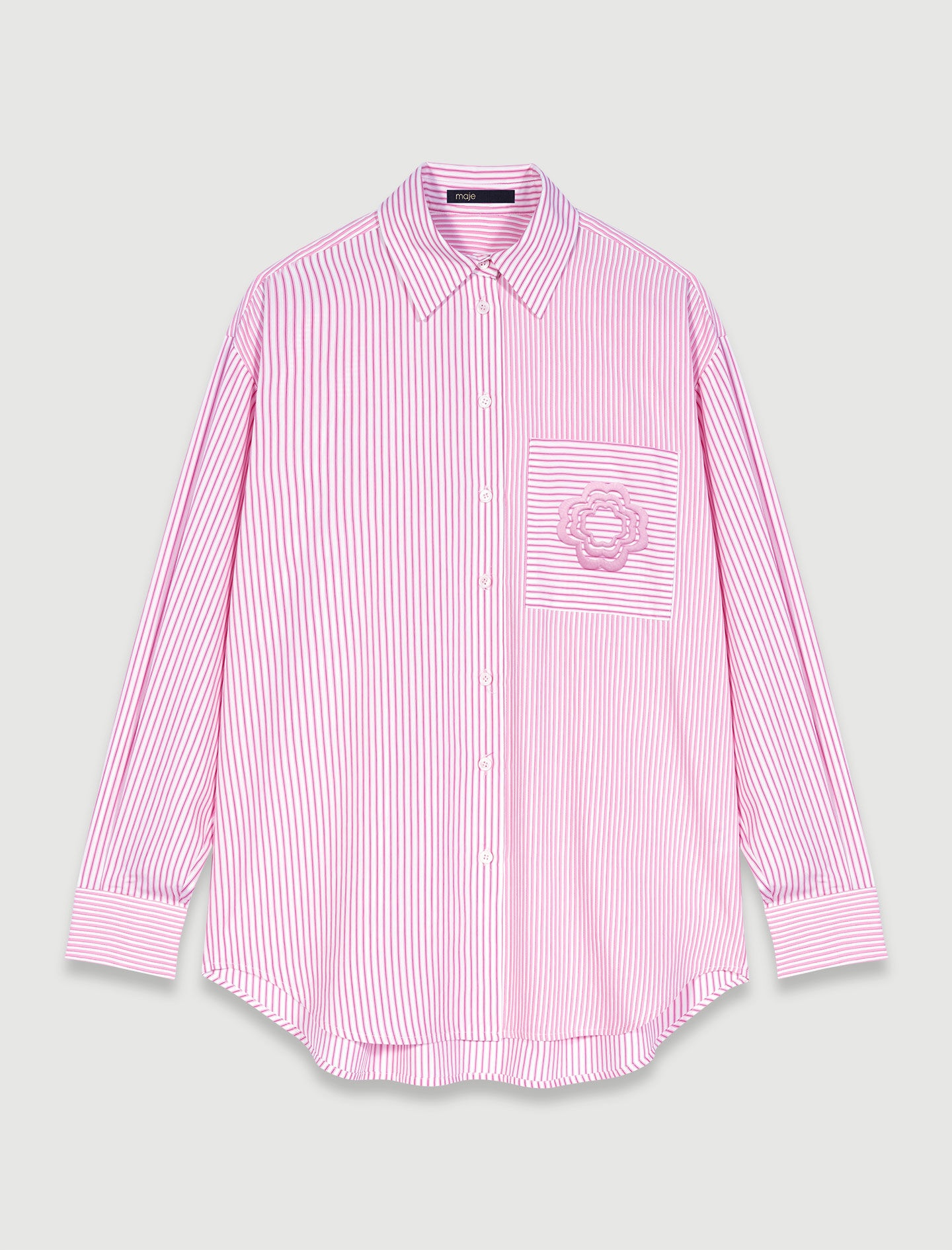 Long stripy shirt - 1