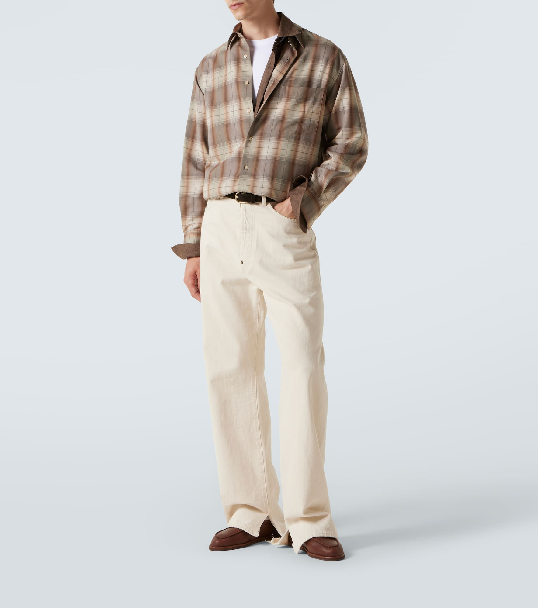 Checked wool shirt - 2