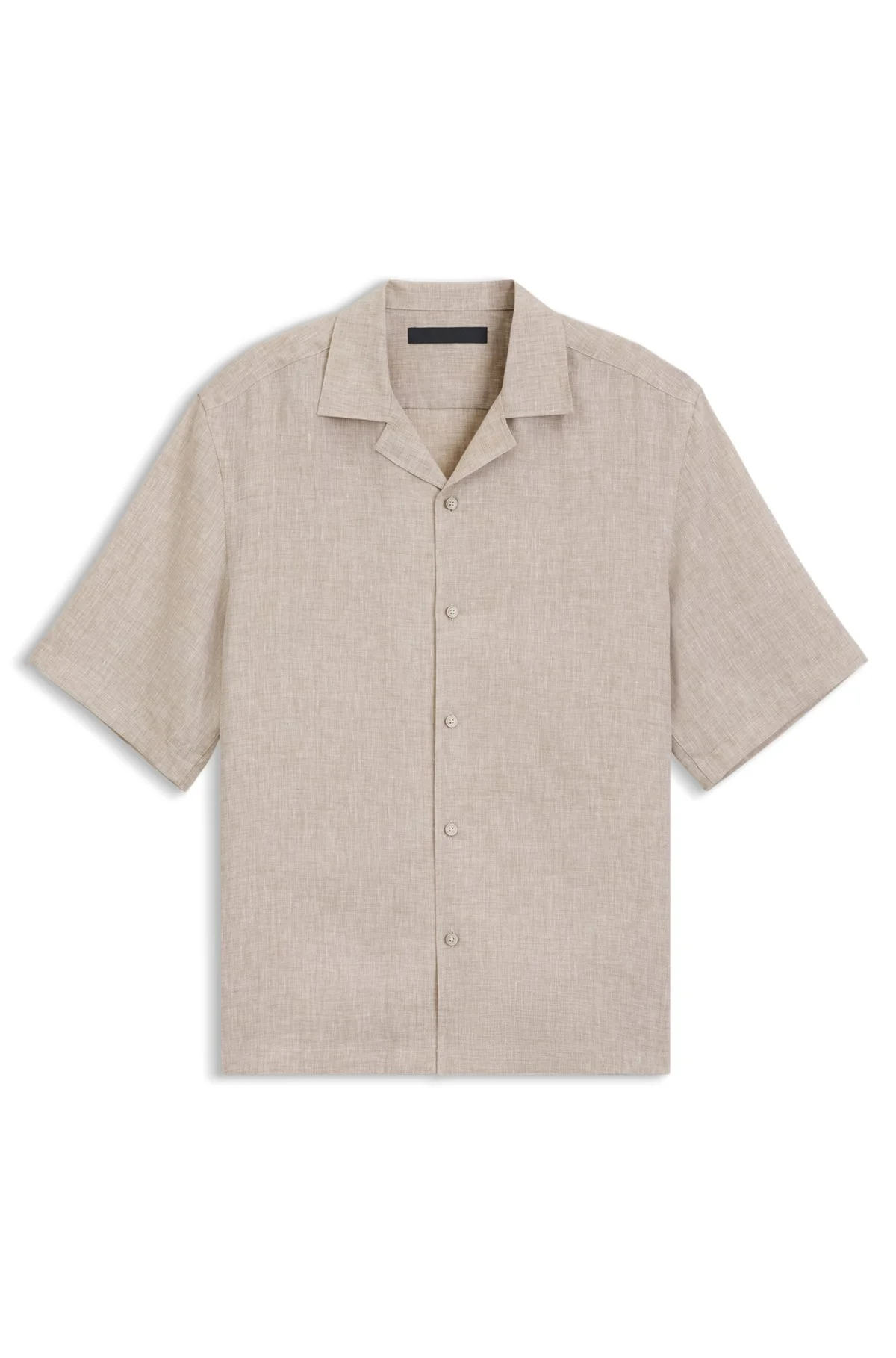 BOSS BY BECKHAM RELAXED-FIT LINEN SHIRT - 1