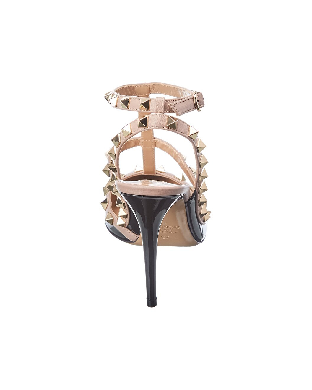 Valentino Rockstud Caged 100 Patent Pump - 3