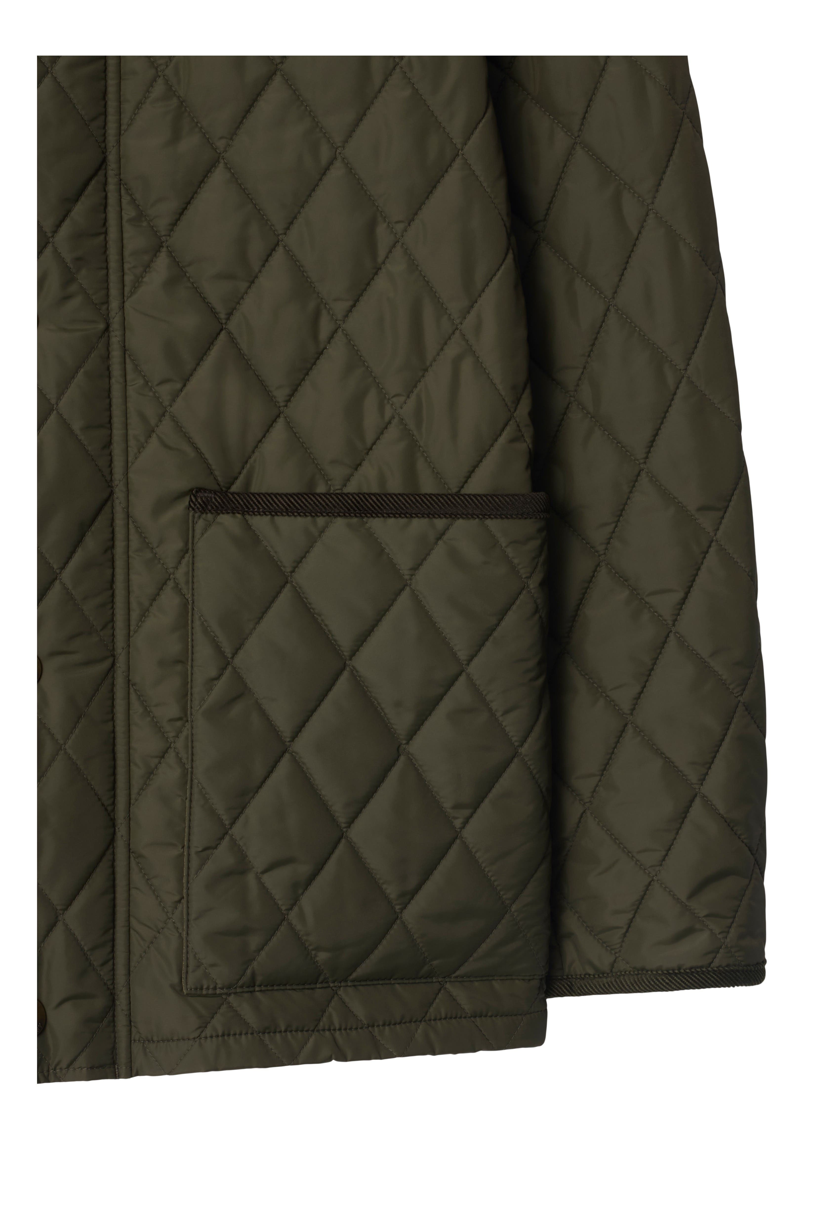 burberry Quilted Nylon Barn Jacket in Shale Green at Nordstrom - 6