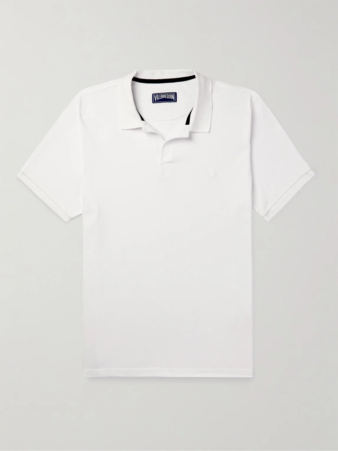 Logo-Embroidered Cotton-Piqué Polo Shirt - 1