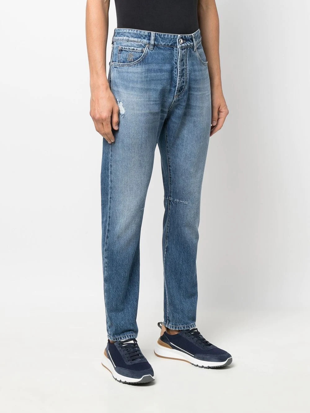 mid-rise straight-leg jeans - 3