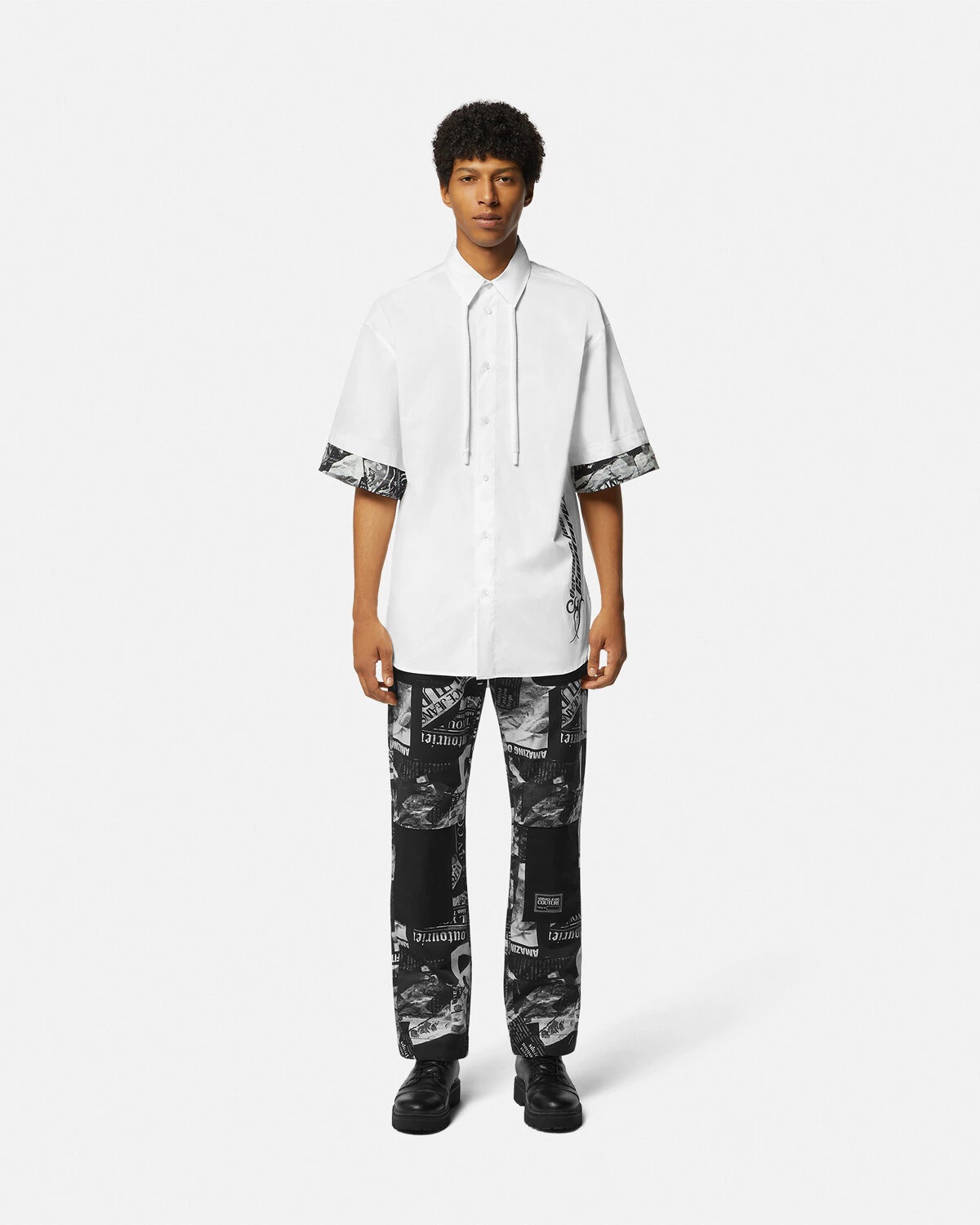 Magazine Short-Sleeved Shirt - 2