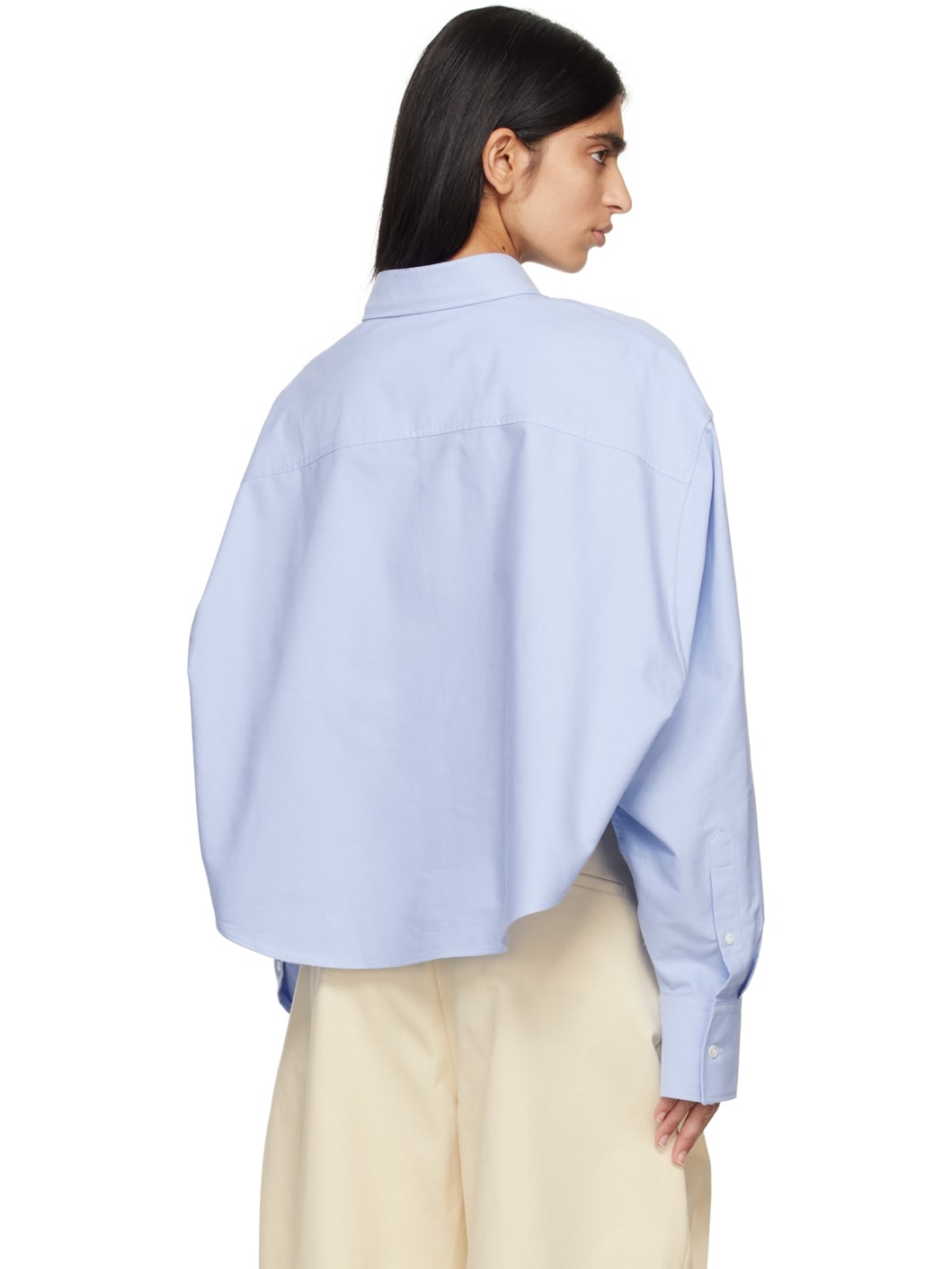 Blue Embroidered Shirt - 3