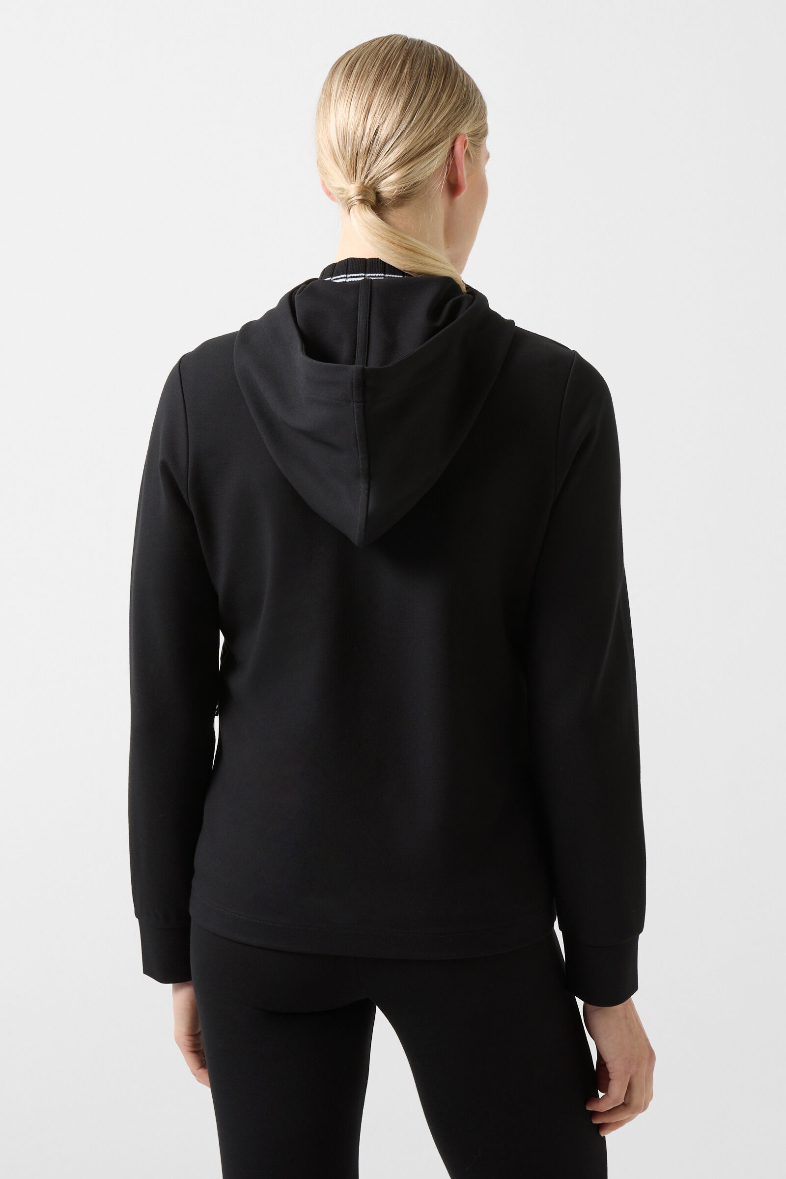 Juana Down sweatshirt jacket in Black - 3