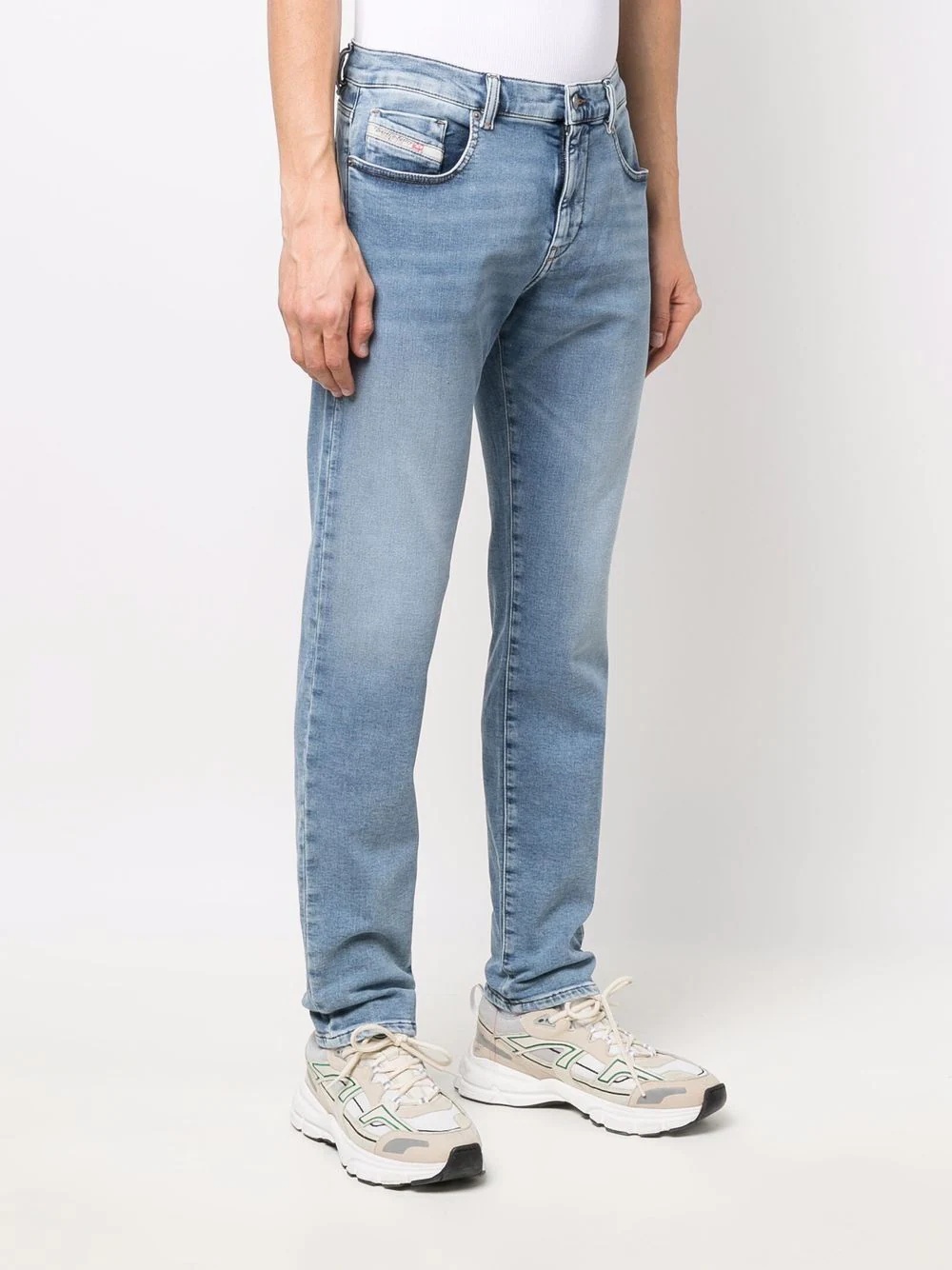 slim-cut denim jeans - 3