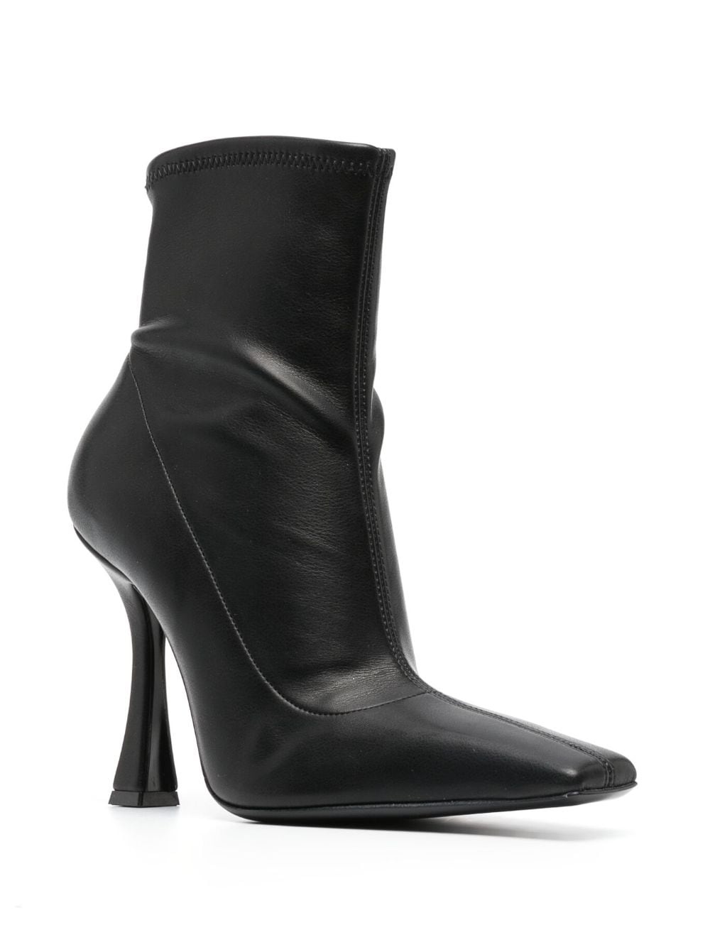 Geraldine 100mm leather boots - 2