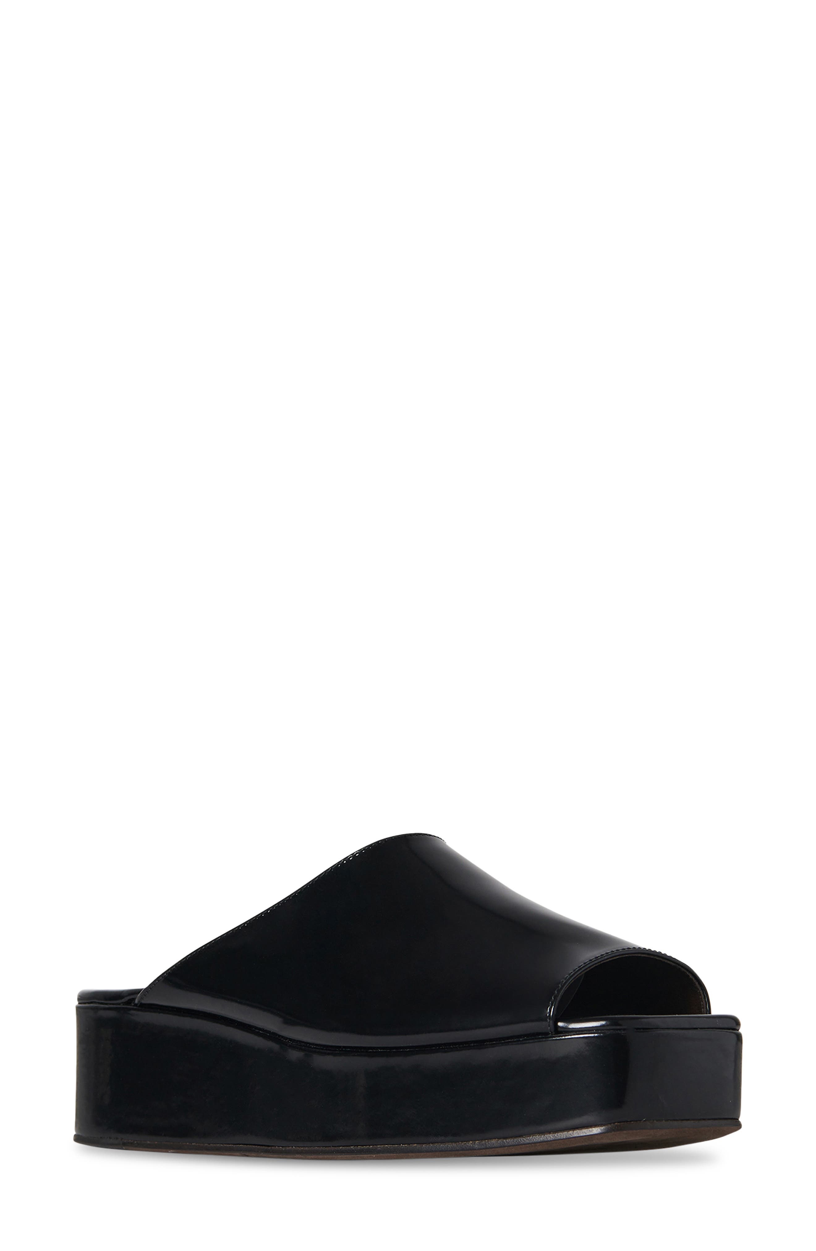 The Row Emi Flatform Slide Sandal in Black at Nordstrom - 1