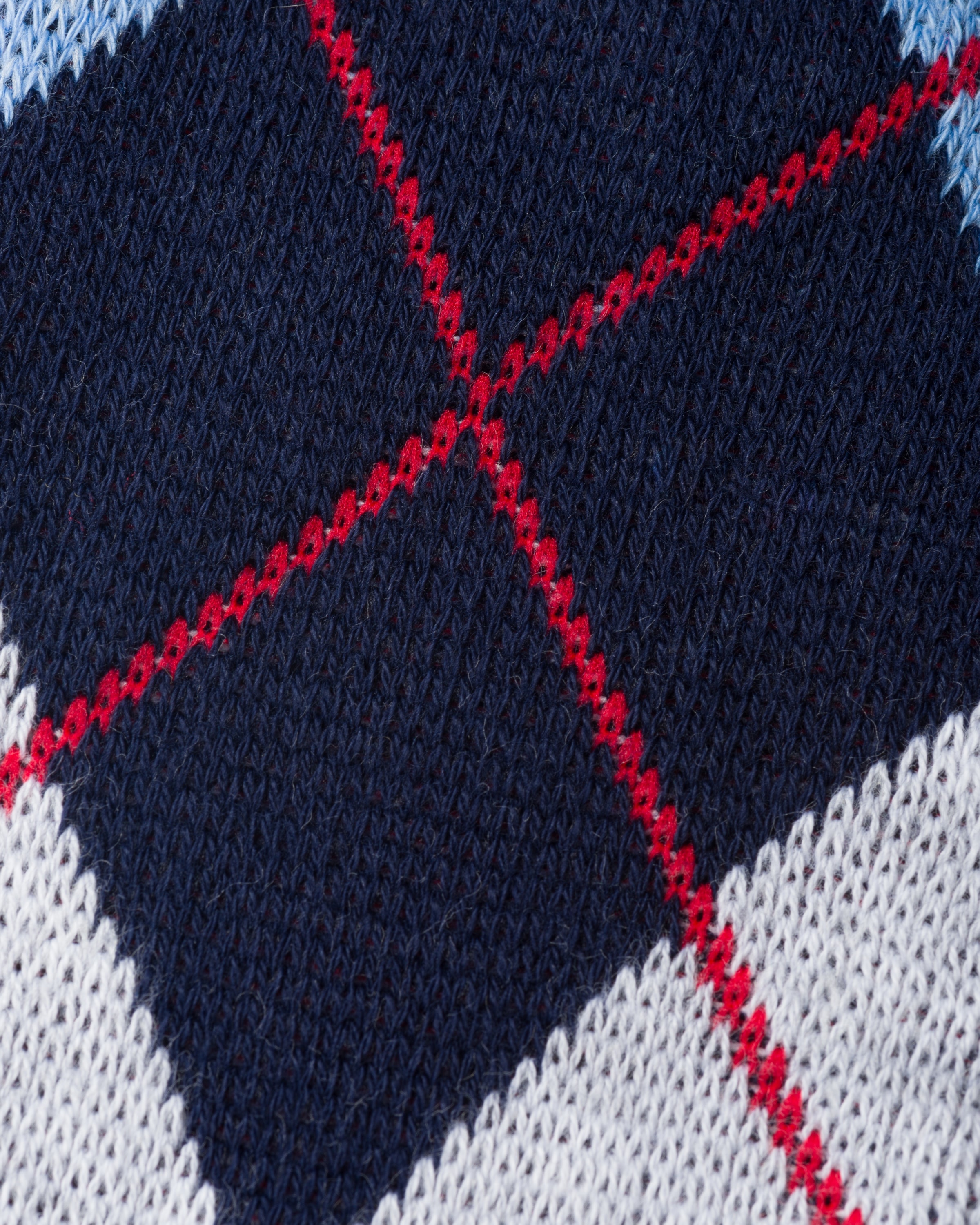 タイツ・ソックス PRADA BLUE SOCKS WITH ARGYLE PATTERN Prada Prada Blue Socks With Argyle Pattern Women | luosophy