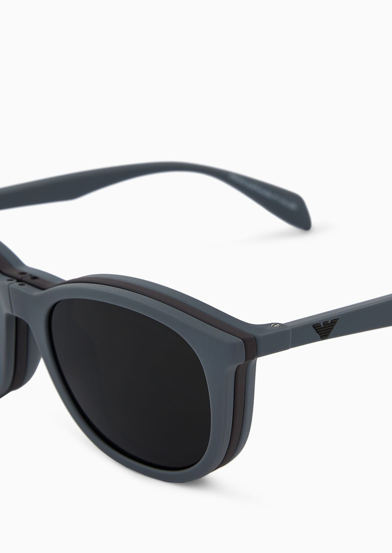 Men’s panto sunglasses with interchangeable lenses 5
