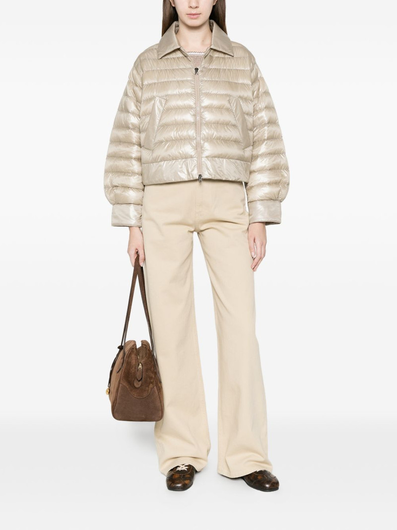 Herno polo-collar padded jacket outlook