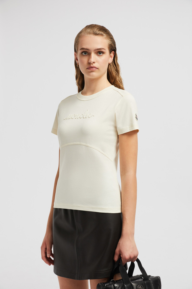 Moncler Beaded Logo T-Shirt outlook