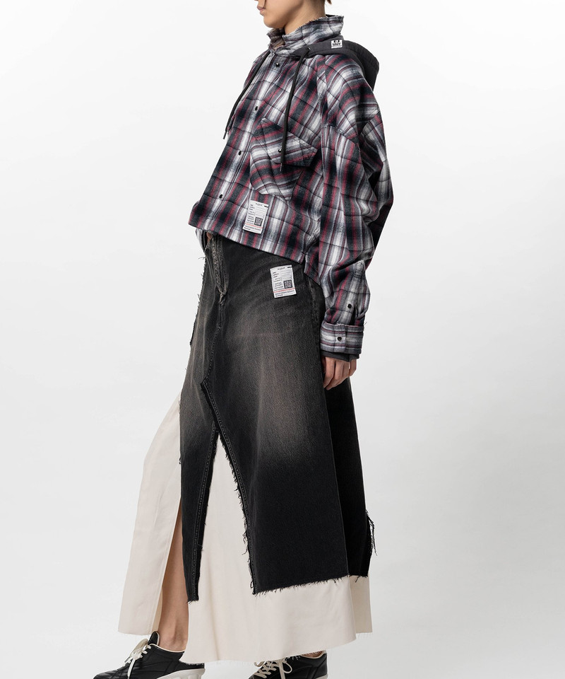 Hoodie Combine Checkered Shirt 6