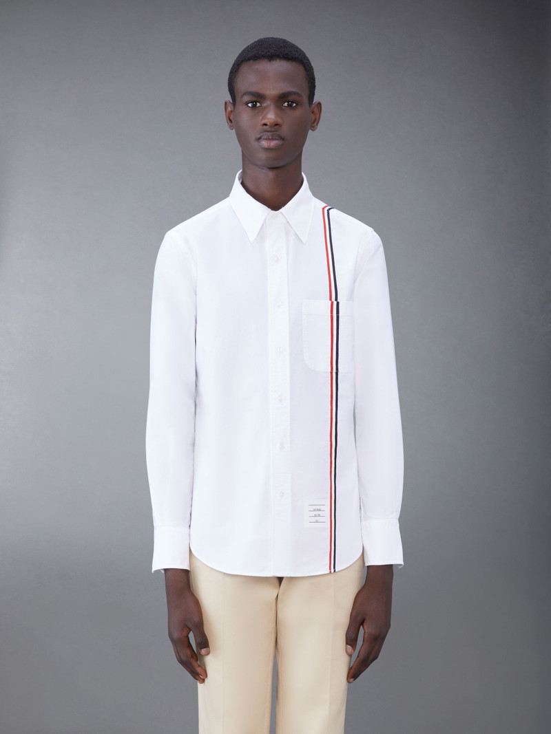 Thom Browne RWB stripe cotton shirt outlook