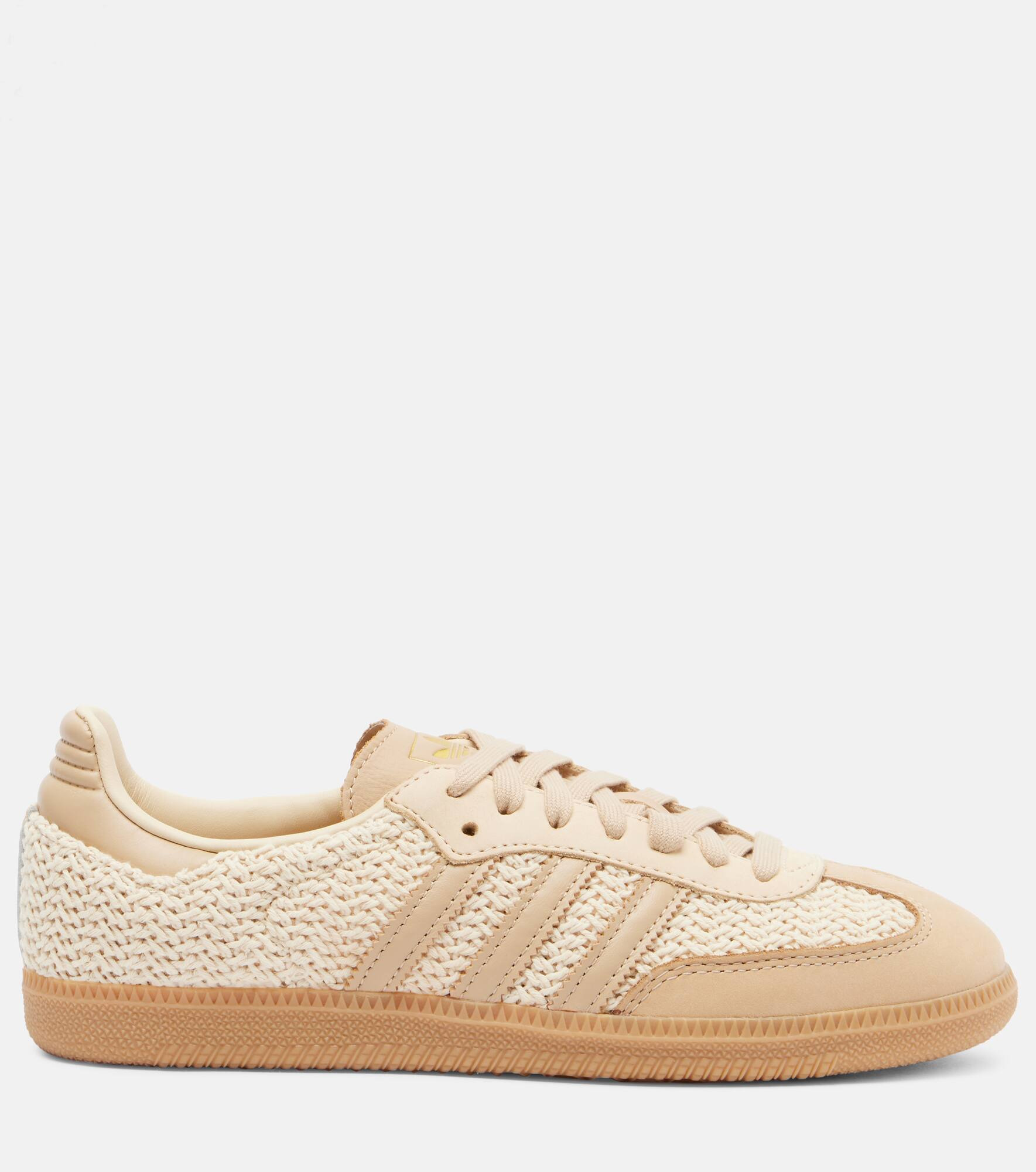 Samba OG leather-trimmed sneakers - 4