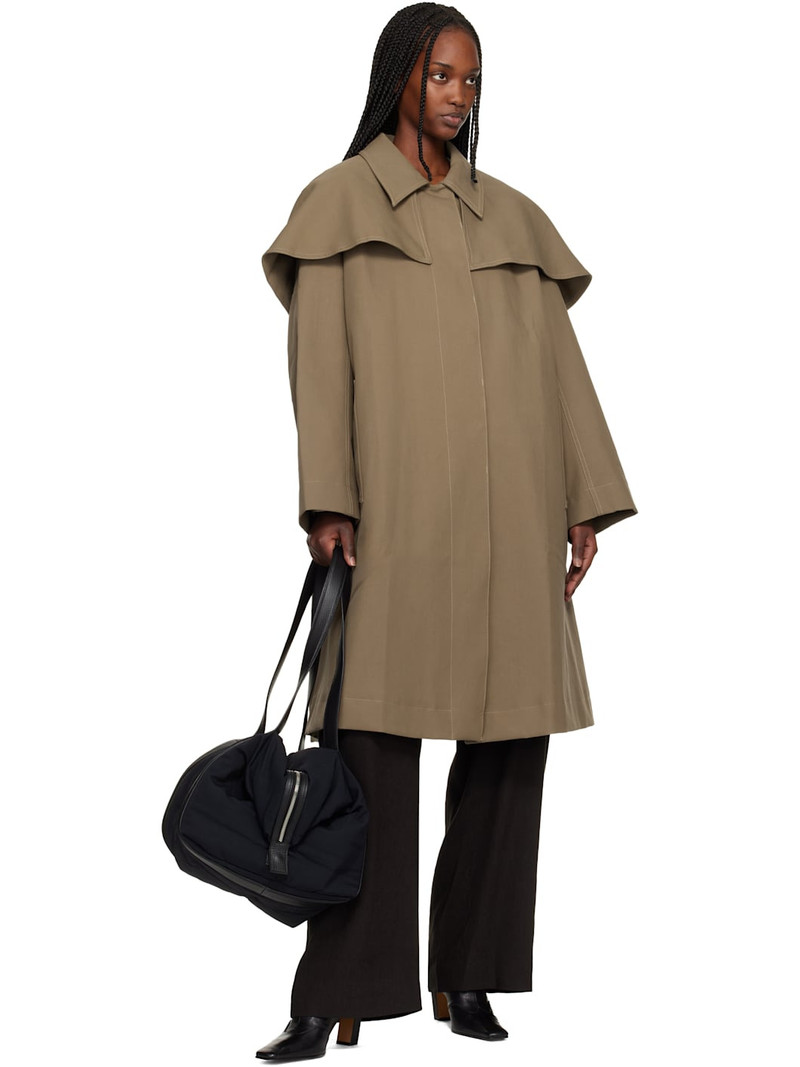 Studio Nicholson Beige Haver Trench Coat outlook