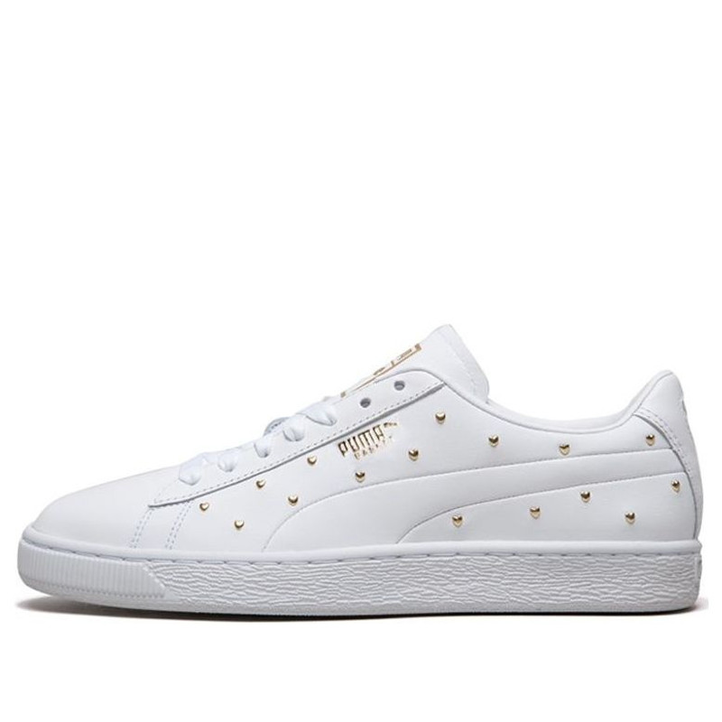 (WMNS) PUMA Basket Studs 'White' 369298-01 - 1