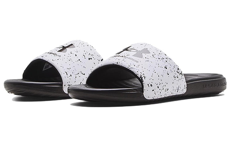Under Armour Ansa Graphic Slide 'White Jet Grey Speckled' 3024434-106 - 4