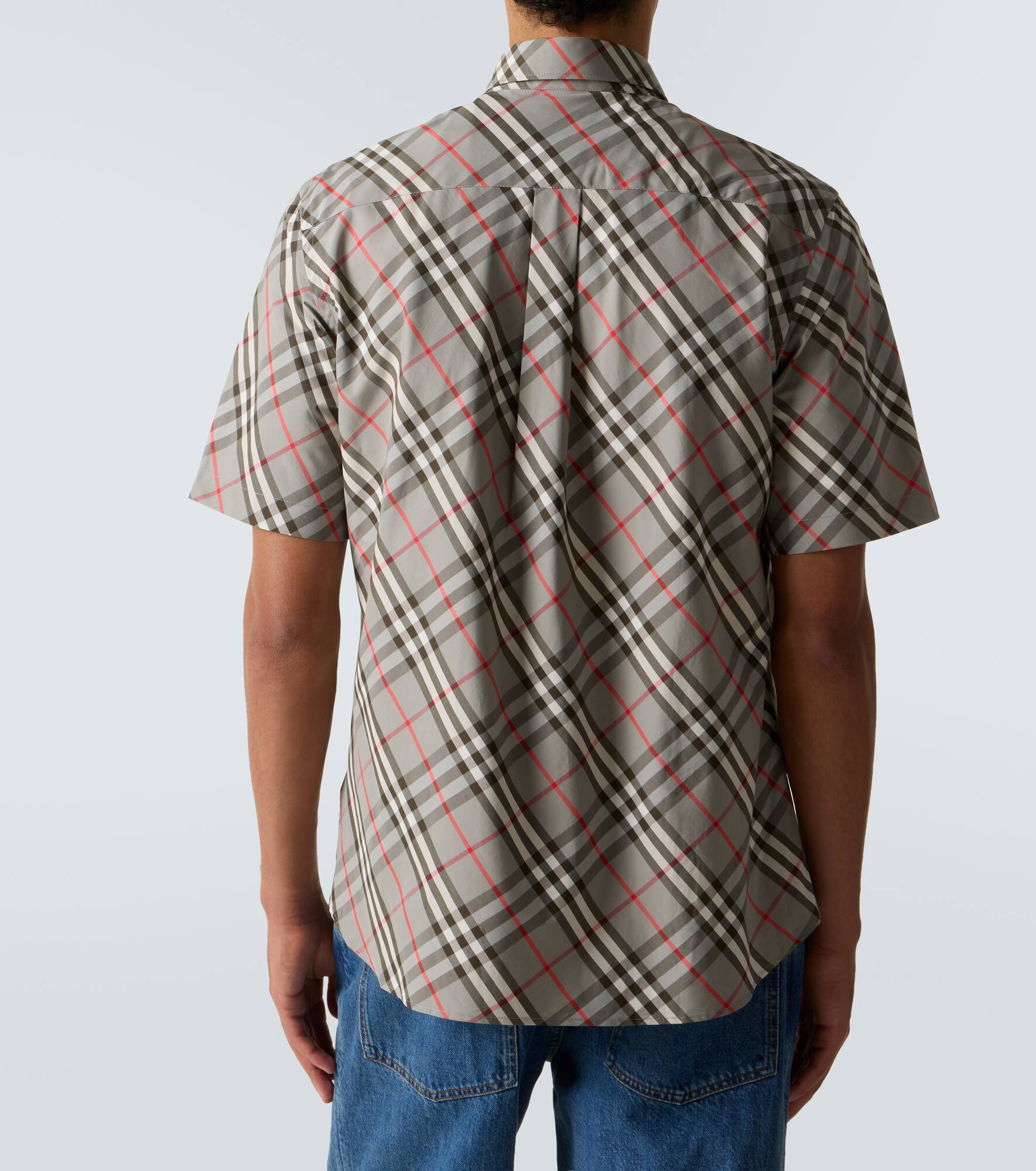 Burberry Check cotton poplin shirt - 4