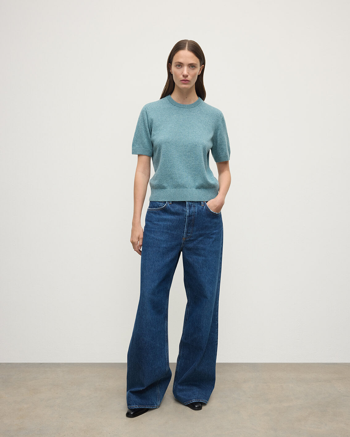Classic Cashmere Green T-shirt - 2