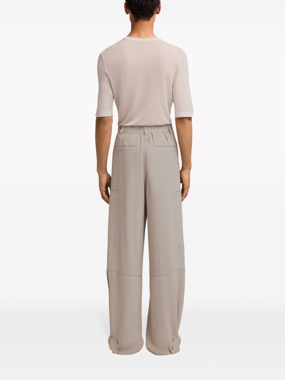 straight-leg trousers - 4