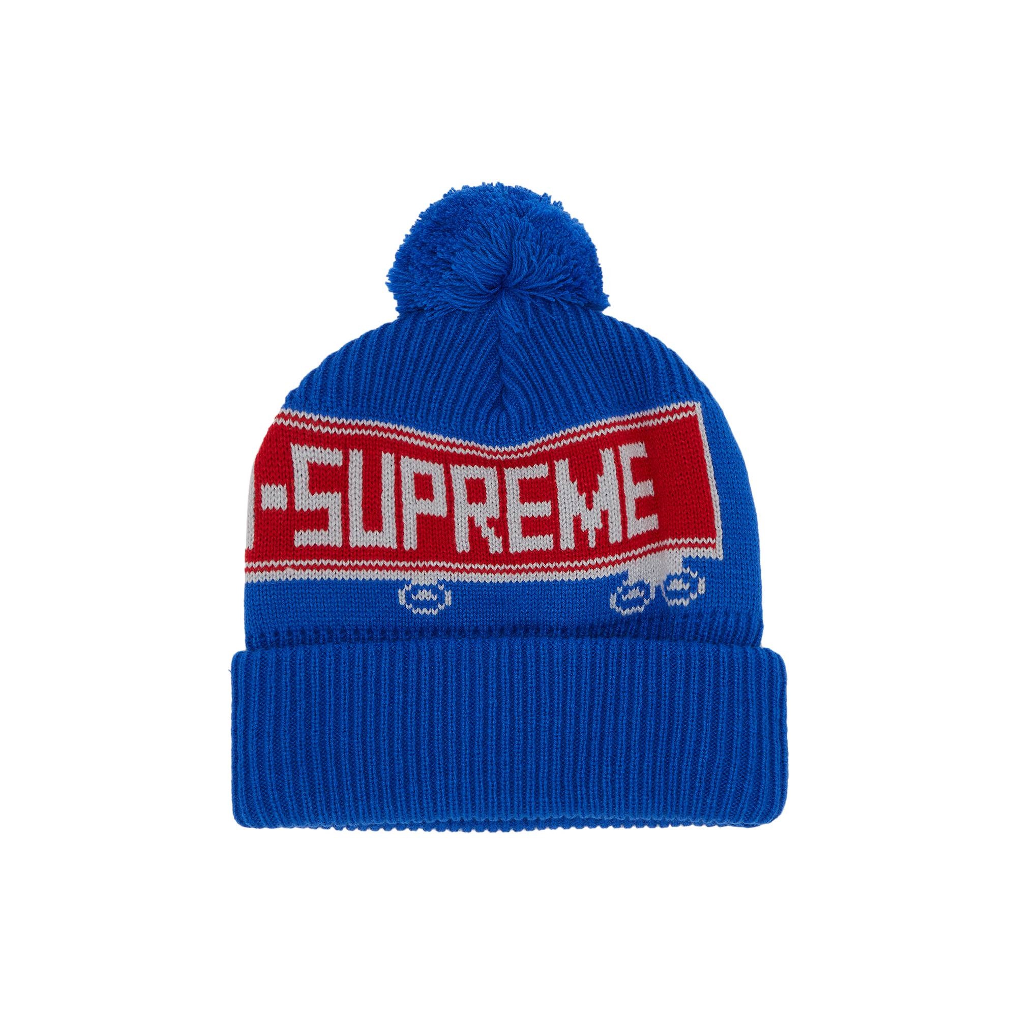 Supreme Logoembroidery Beanie Supreme New Era Box Logo Beanie Black Red FW22 | eBay main image 2