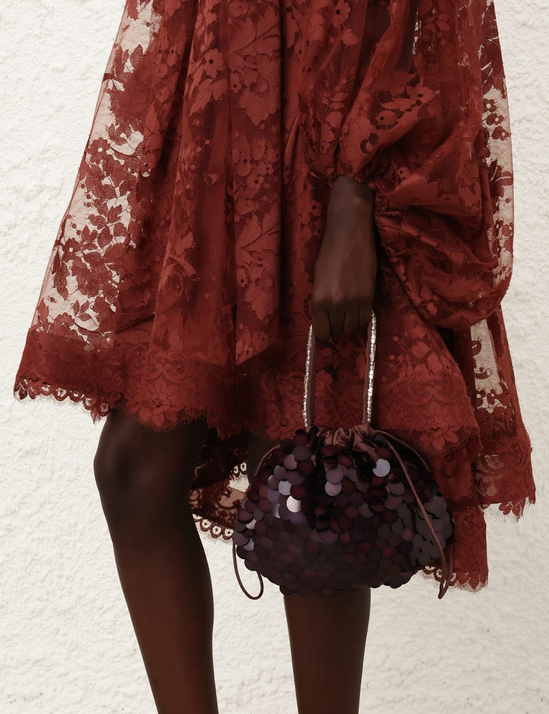 Zimmermann SEQUIN EMBROIDERED POUCH outlook