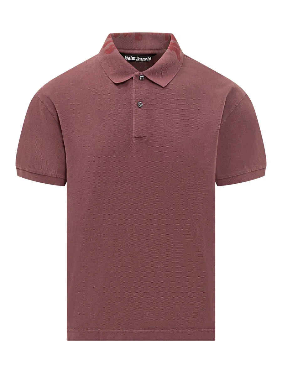 Palm Angels Palm Angels Polo With Logo Spray - 1